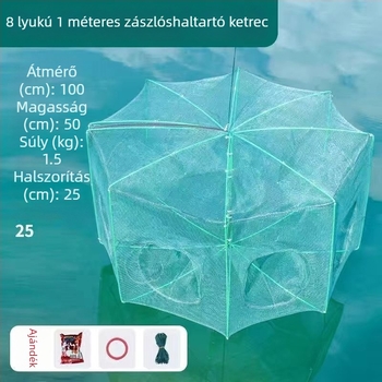 Nagy összecsukható halas ketrec – műanyag