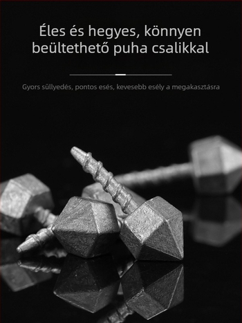 Pirate Shark Horgász készlet – 25 elektroplatált ólom puha féreg