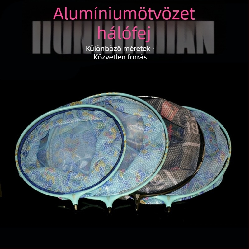 Hongchuan Horgász hálófej, szabálytalan alakú, alumínium-ötvözet
