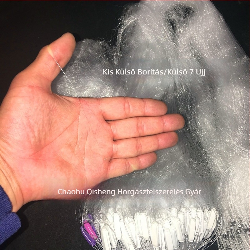 1 m × 60 m háromrétegű süllyedő háló, nylon monofilament háló