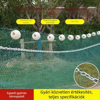 Halászati hálók tavakhoz és víztározókhoz: trál hálók, tótisztító hálók, tározó elválasztó hálók, szennyeződés elleni védő hálók, halnevelő hálók, halfogó hálók