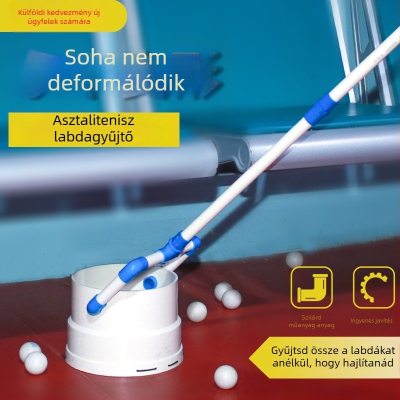 Rintifia Asztalitenisz golyógyűjtő készülék — 700 g, Anyag 21561418344, Alkalmas asztaliteniszhez és tollaslabdához