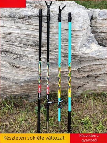 Hátsó felfüggesztésű merítőháló rúd tartó, szénszálas anyag, többirányú forgás