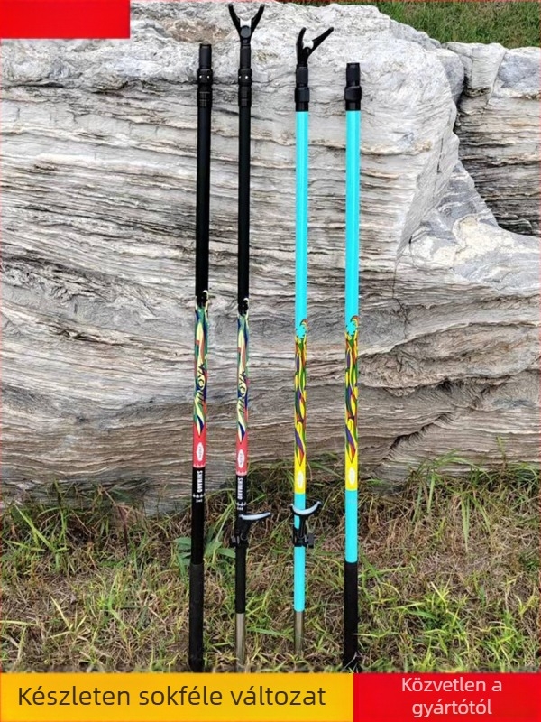 Hátsó felfüggesztésű merítőháló rúd tartó, szénszálas anyag, többirányú forgás