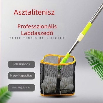 Asztalitenisz-labda gyűjtő keret állítható szögű