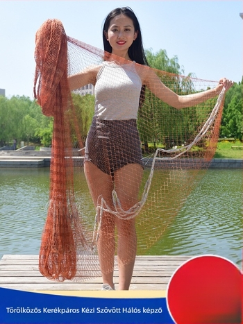 Kézzel készített, régi stílusú bedobó háló — Yitong Xinghua, nylon, jogosult magánmárka: Igen