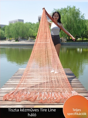 Kézzel készített, régi stílusú bedobó háló — Yitong Xinghua, nylon, jogosult magánmárka: Igen