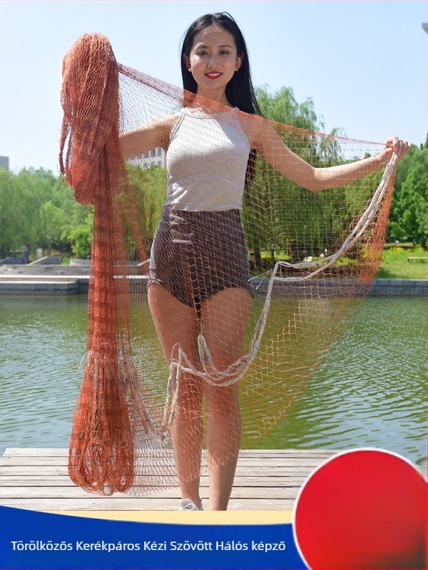 Kézzel készített, régi stílusú bedobó háló — Yitong Xinghua, nylon, jogosult magánmárka: Igen