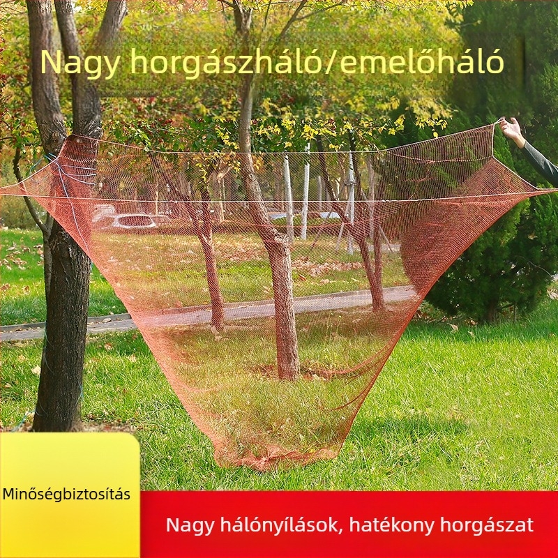 Doboz alakú emelőháló halászathoz, nylonból