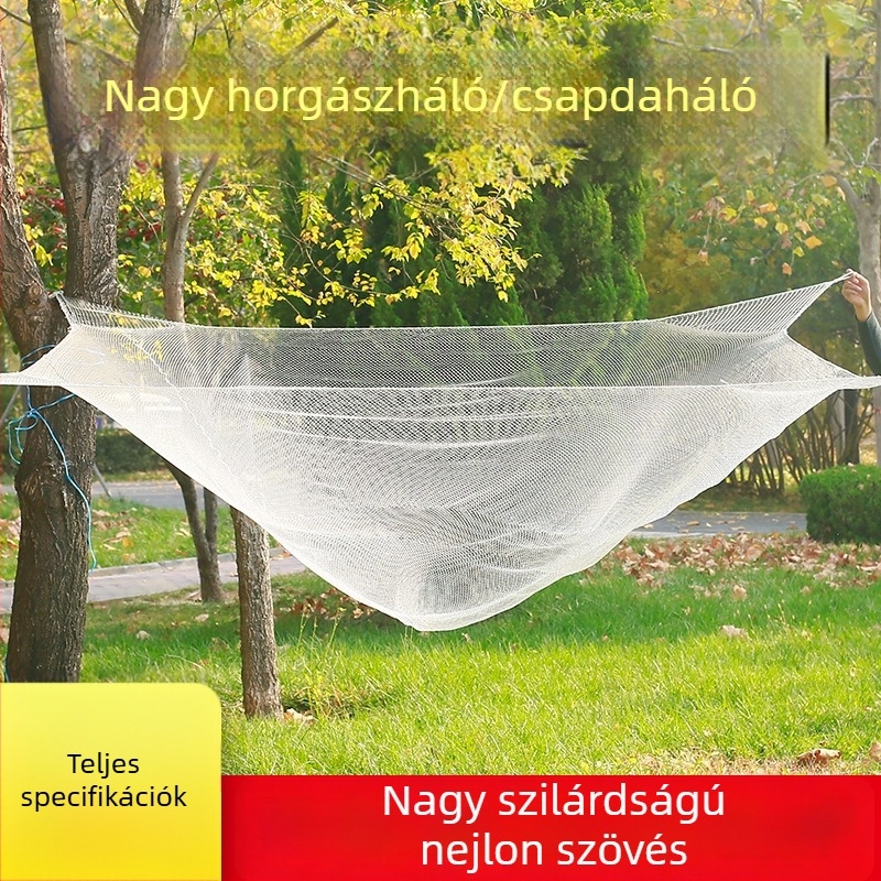 Doboz alakú emelőháló halászathoz, nylonból