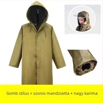 Felnőtteknek szóló Oxford szövet poncsó PU ragasztóval vízálló réteggel; újrahasználható