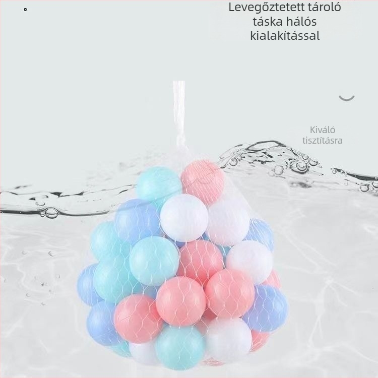 Ocean Ball Baba fürdőjáték, harapós műanyag golyó, színes dobozos csomagolás, 3C tanúsítvány 2023152202047939