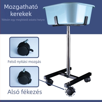 KOKUTAKU asztalitenisz golyógyűjtő gép – hordozható, levehető golyómedencével, 200–300 golyó kapacitás, 3 kg súly