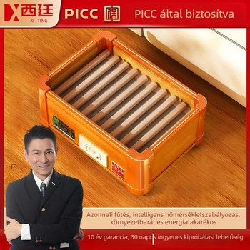 Elektromos tömörfa lábmelegítő irodába