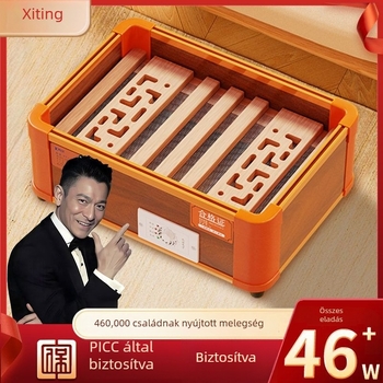 Elektromos tömörfa lábmelegítő irodába