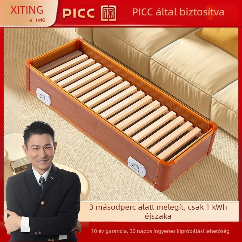 Elektromos tömörfa lábmelegítő irodába