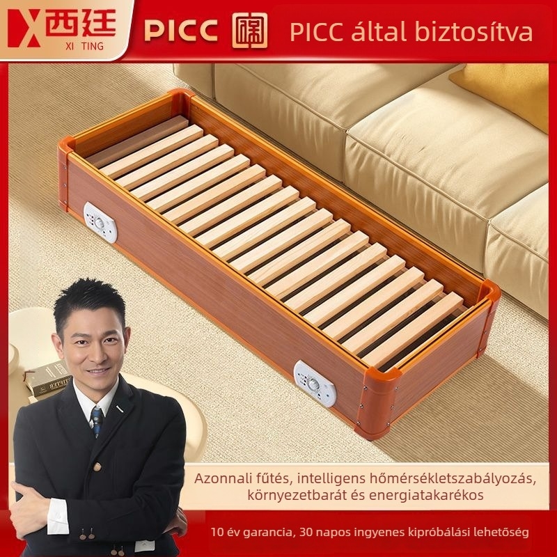 Elektromos tömörfa lábmelegítő irodába