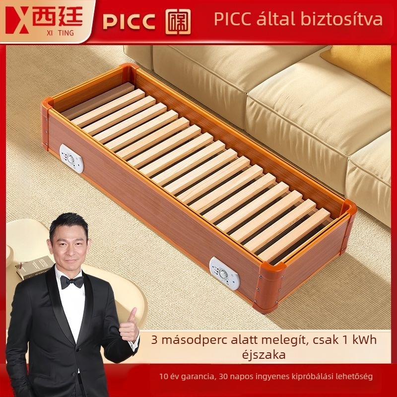 Elektromos tömörfa lábmelegítő irodába