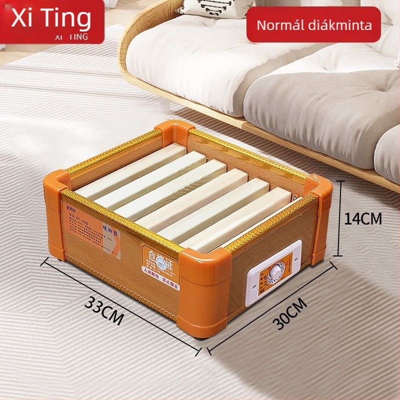 Elektromos tömörfa lábmelegítő irodába