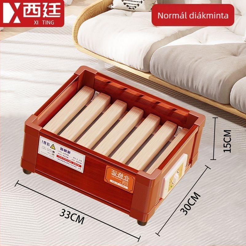 Elektromos tömörfa lábmelegítő irodába