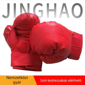 Jing Hao ökölvívó kesztyűk, PU anyag, vertikális stílus, súly 0.23 kg