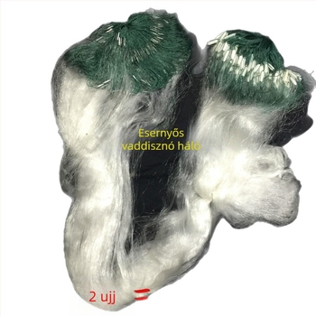 Háromrétegű süllyedő nylon horgászháló pontyhoz, habosított úszókkal és ólomtömegekkel