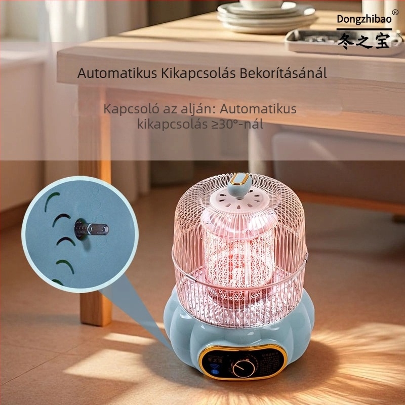 Lábmelegítő, 1000W, 220V, konnektoros, mechanikus/távvezérlés üzemmód