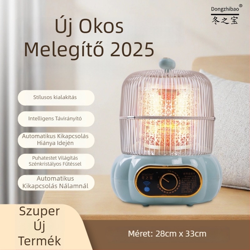Lábmelegítő, 1000W, 220V, konnektoros, mechanikus/távvezérlés üzemmód