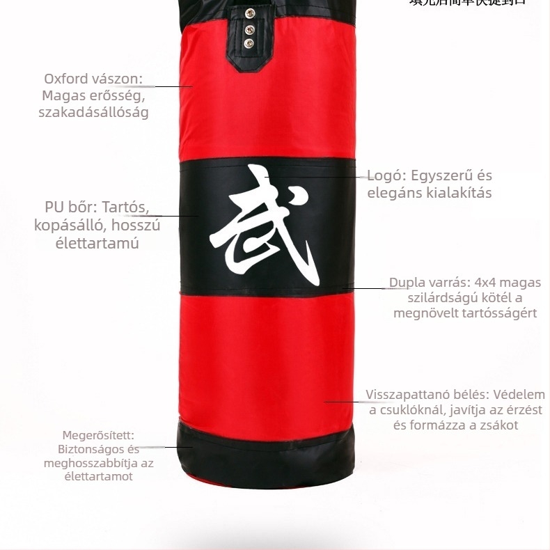 Zooboo Oxford vászon boxzsák, függő típus, súly 1, modell: Oxford vászon boxzsák