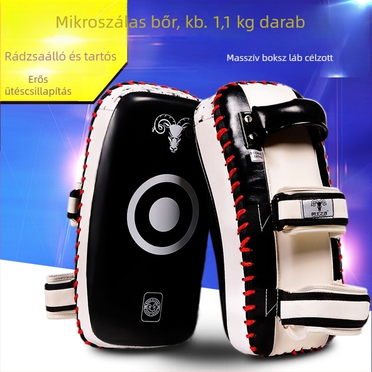 Taekwondo Kick Target – Ultrafilm bőr, Ultrafine bőr kéz- és lábtarget, 1,1 kg, Warrior's Soul