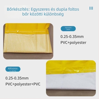 Esőkabát poncsó egy darabból patch bőrrel, anyagvastagság 0,28 mm, vízálló PVC ragasztó réteg, logónyomás engedélyezett, felnőtteknek
