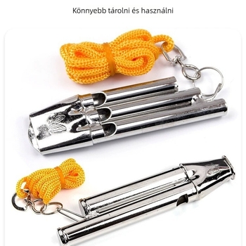 Butterfly rozsdamentes acél síp sportmérkőzésekhez edző és bíró használatra; lehetőség magáncímkére