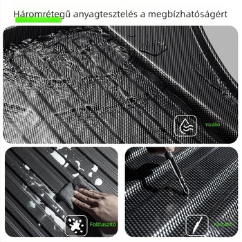 TPV szénszálas mintázatú csomagtartó szőnyeg Huawei Aito M5/M7/M8/M9 – vízálló és kopásálló