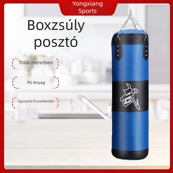 Boxzsák, akasztós kivitel, 10 kg, vászon alapanyagból, edzéshez és harcművészetekhez