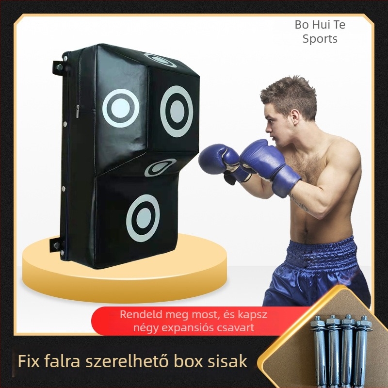 Bowhit Függő box- és harcművészeti célpont – PU burkolat, ellenálló a szakadásnak, nagy sűrűségű hab, EVA magas rugalmasságú, acélváz