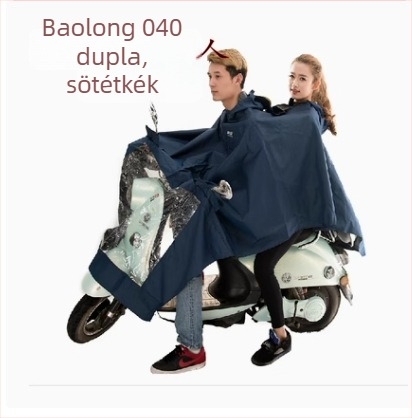 Motorkerékpárhoz és elektromos járműhöz tervezett poncsó, vastag Oxford szövet, PVC ragasztó réteg, felnőtteknek, 1–2 főre, Tyrannosaurus