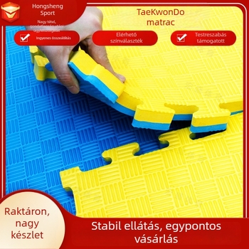 Taekwondo EVA habból készült összekapcsolható talajmat, csúszásmentes és ütéscsillapító tulajdonságokkal harcművészetekhez és edzőteremhez