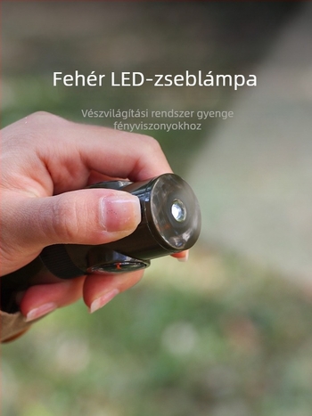 Kültéri hét az egyben: magas frekvenciájú síp túléléshez, kompasszal és vészjelzési funkcióval