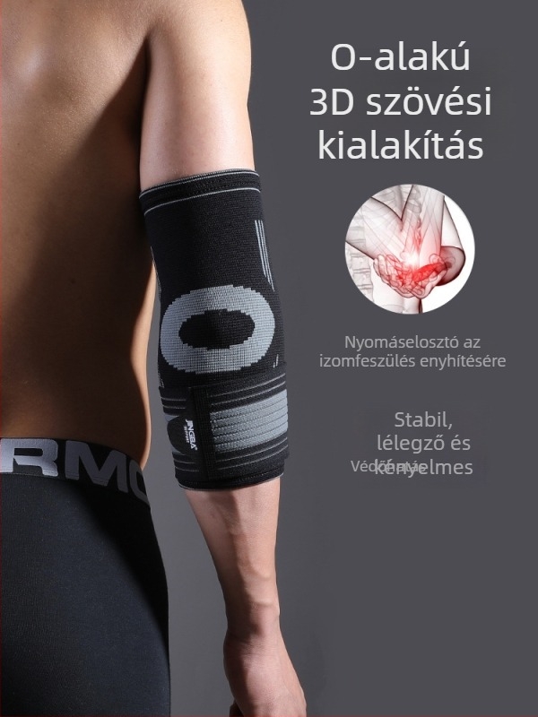 Könyökvédő sportokra – Nylonból, könyökvédő, alkalmas kosárlabdára, súlyemelésre, bokszra, Csomagolás 200 db