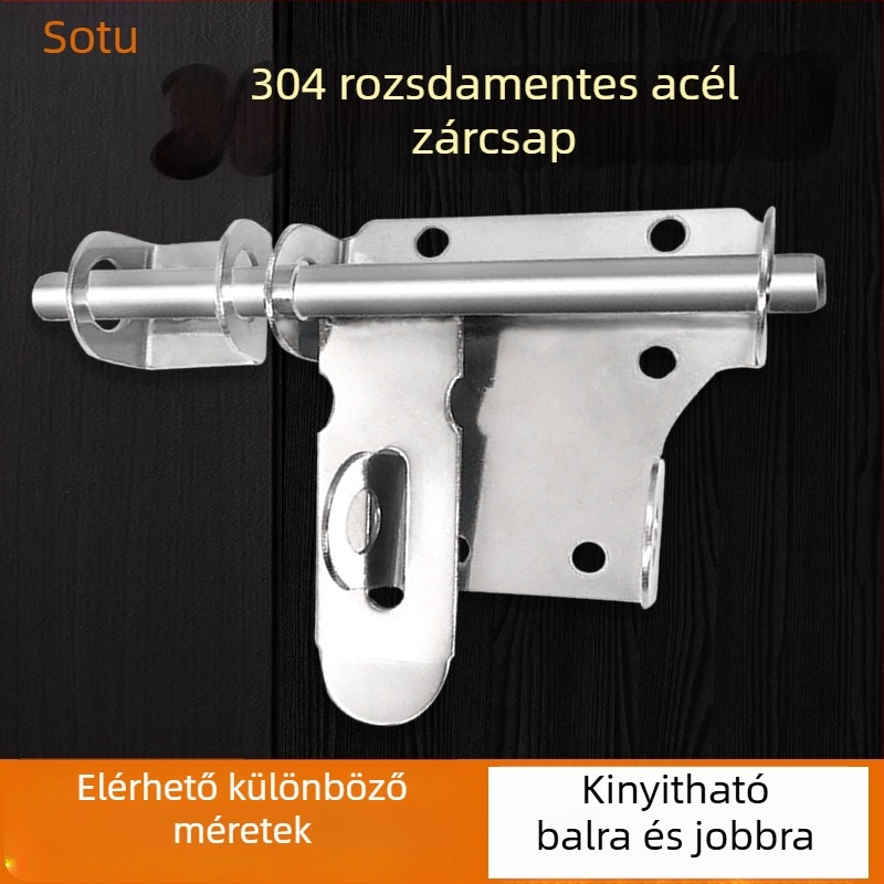 Sotegu Nehéz Ajtócsap MN-468, 304/201 Rozsdamentes acél, Polírozott felület