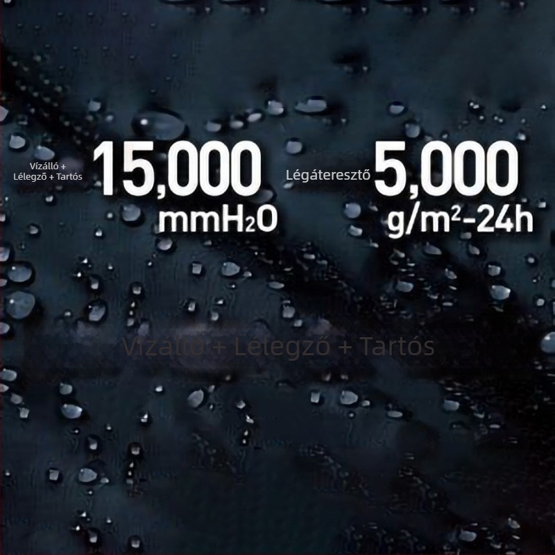 makku as7600A Esőkabát, könnyű, vékony Impact anyag, PU ragasztós vízálló réteg, kerékpározásra, hegymászásra és túrázásra