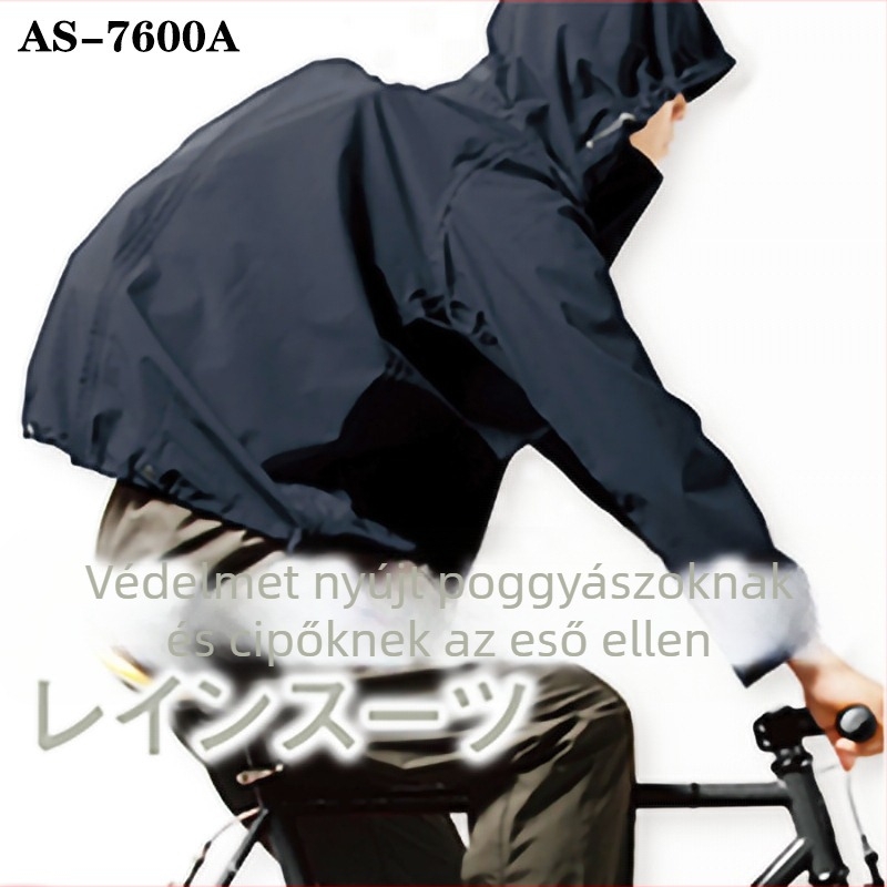 makku as7600A Esőkabát, könnyű, vékony Impact anyag, PU ragasztós vízálló réteg, kerékpározásra, hegymászásra és túrázásra