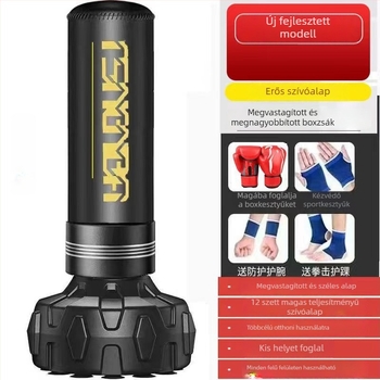 Senba boxzsák, PU anyag, függőleges kivitel, otthoni edzéshez