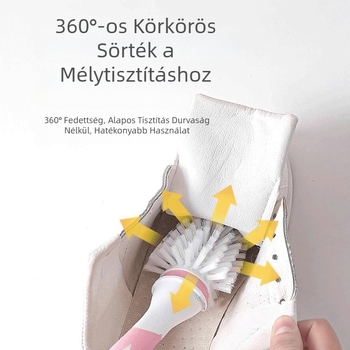 Otthoni cipőtisztító kefe, lágy és kemény sörtékkel, tisztítás és dezinfekció, modern minimalista stílus, 300 darabos csomag.