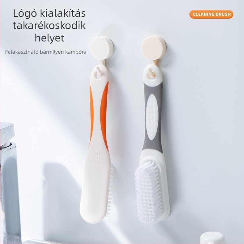 Hosszú nyelű cipőtisztító kefe, lágy sörtékkel, fertőtlenítésre és multifunkcionális tisztításra, 200 darabos csomag.
