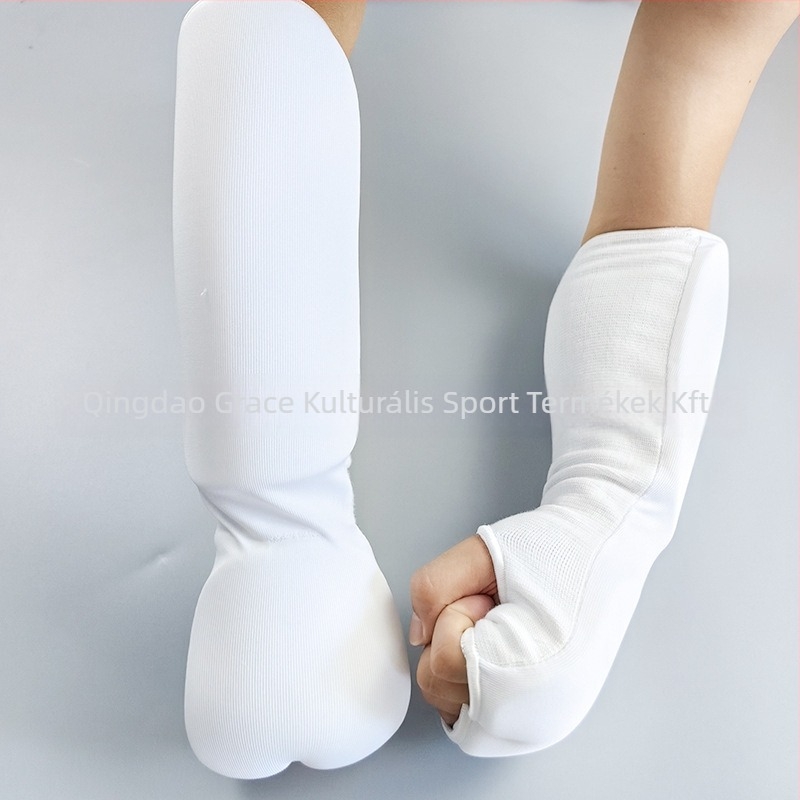 Grace Kötött könyökvédők küzdősportokra – légáteresztő, 100% pamut, könyökvédő karate, taekwondo, sanda
