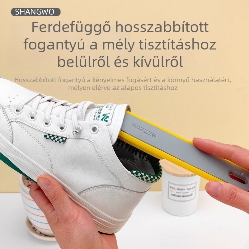 Többfunkciós cipőtisztító kefe – lágy sörtével, kímélő tisztítás