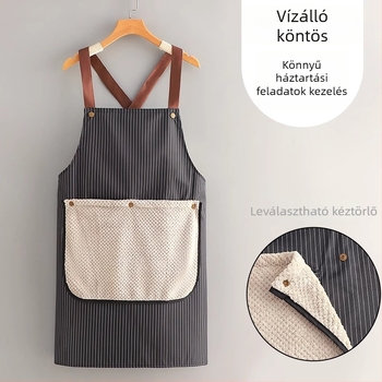 Főzőkötény – vízálló, kompozit anyagból készült, ujj nélküli, modern minimalista dizájn