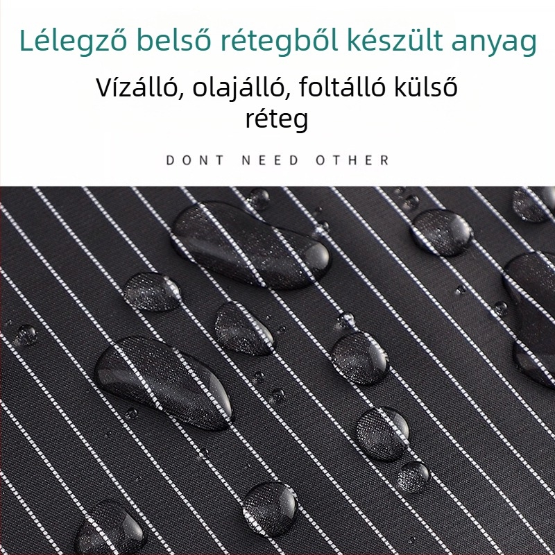 Főzőkötény – vízálló, kompozit anyagból készült, ujj nélküli, modern minimalista dizájn