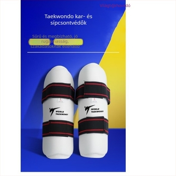 Taekwondo védőfelszerelés készlet: lábszárvédők, karvédők és gátvédő, szivacsanyag, Brilliant Sports, csomagolás 50